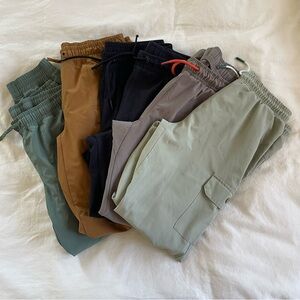 Boys XL (Size 14) All in Motion Jogger Pants (6 pairs)